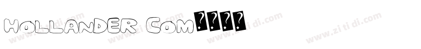 Hollander Com字体转换